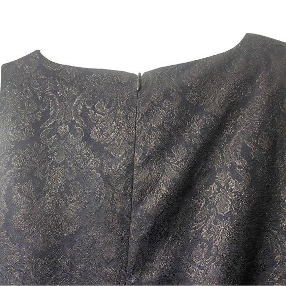 Francesca's Collection Navy Metallic Party / Holiday Dress - Picture 7 of 10